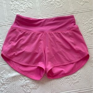 Lululemon Speed Up Mid-Rise Shorts 4" Athletic Size 2 Sonic Pink